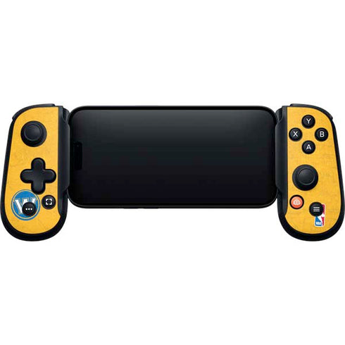 NBA Golden State Warriors Distressed Backbone One for iPhone Game Controller Skin